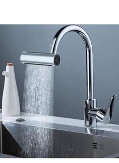 Plan A Bathroom Faucet Attachment, Swivel Aerator 4 in 1 Multifunctional Water Saving Faucet Aerator, Kitchen Faucet Swivel Saving Faucet  - Image 5