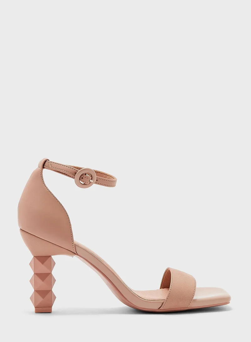 منبور Ankle Straps High Heel Sandals