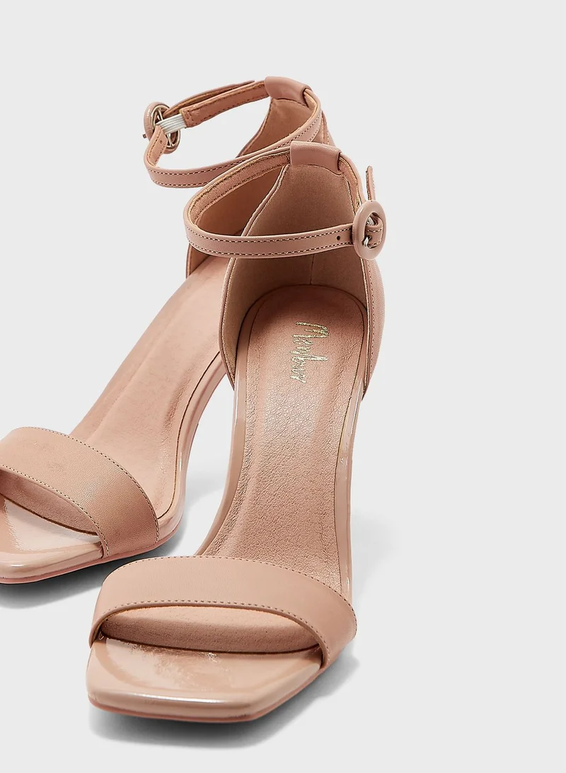 منبور Ankle Straps High Heel Sandals