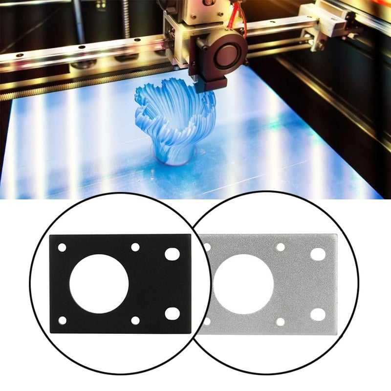 Silver Stepper Motor Mount Plate Aluminum Mounting Accessories 42x60mm For 3D Printer - Image 5