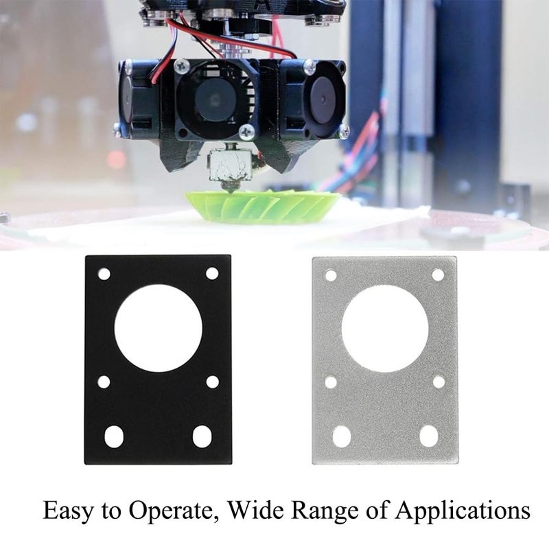 Silver Stepper Motor Mount Plate Aluminum Mounting Accessories 42x60mm For 3D Printer - Image 4