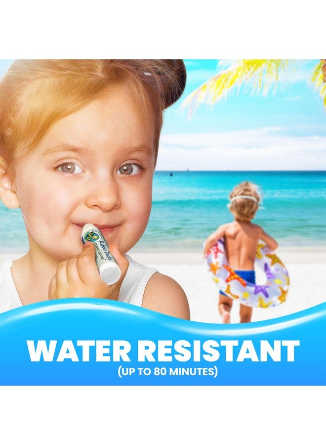 Rubber Ducky Lip Sunscreen SPF 44, Kids Vegan Lip Balm with Vitamin E, UV Protection, Water Resistant, Untinted, Vanilla Flavor, Broad Spectrum - Image 4