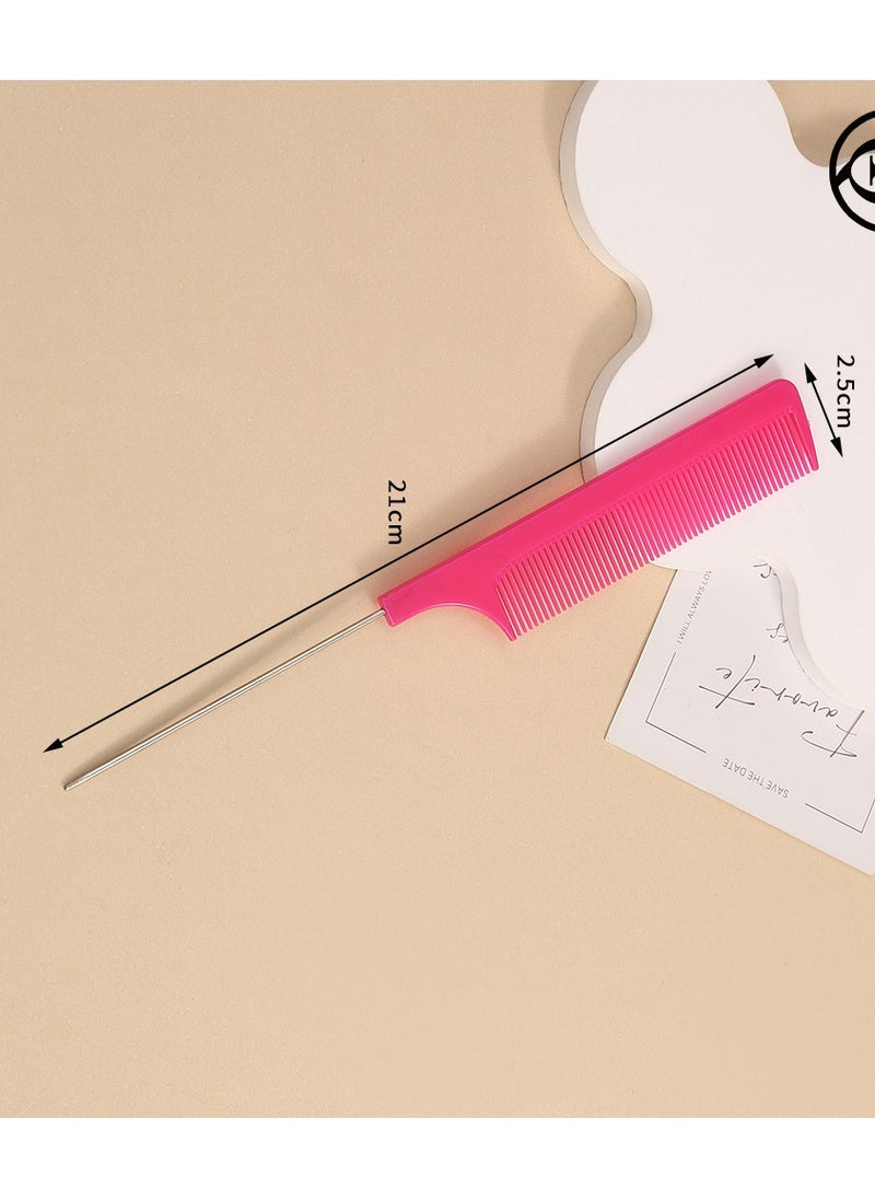 Goolsky 1pc Professional Rat Tail Hair Comb Anti-static Hair Dye Brush Barber Salon Household Hair Styling Comb  - Image 4