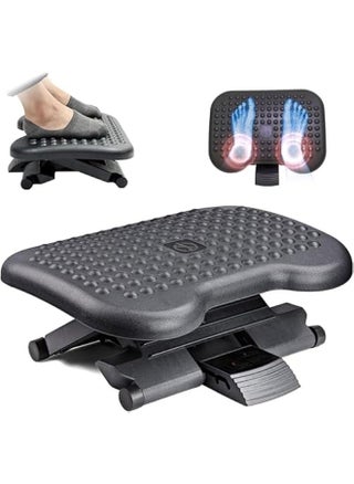 Adjustable Under Desk Footrest, Foot Rest for Under Desk at Work with Massage, Foot Stool Under Desk with 3 Height Position & 30 Degree Tilt Angle Adjustment for Home, Office - pzsku/ZE352ACB876D82A4C53A0Z/45/1742789636/ff49ebab-fce1-44f0-9809-1ea8331d22e7