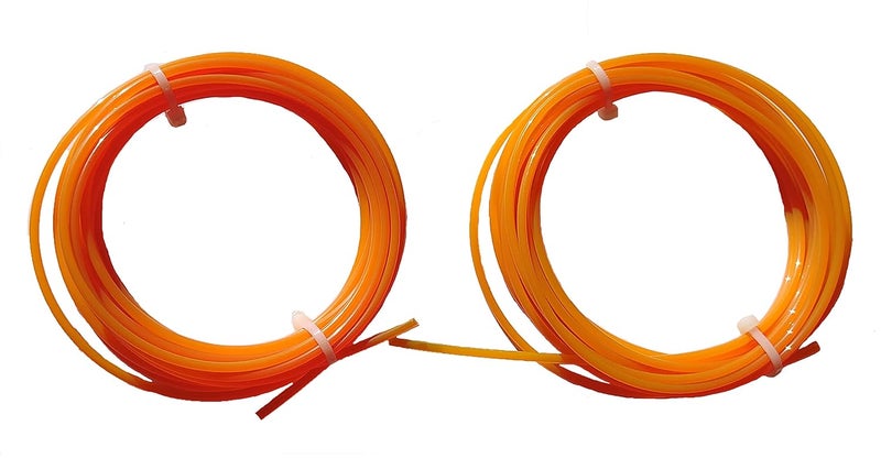Generic 32MM Round Orange Nylon Trimmer LINE of 5 METRE 2 Sets  - Image 1
