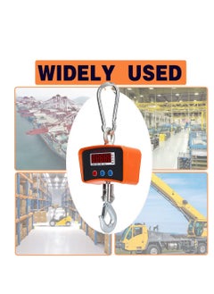 SUNRISE Digital Hanging Scale  500KG Heavy Duty Waterproof Fish Scale  Portable Crane Scale For Luggage Weight Suitcase Industrial Electronic Heavy Duty  - Image 4