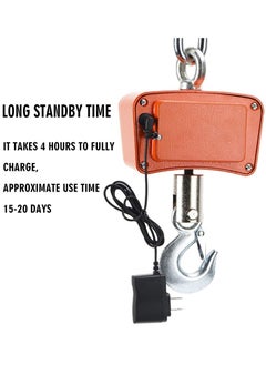SUNRISE Digital Hanging Scale  500KG Heavy Duty Waterproof Fish Scale  Portable Crane Scale For Luggage Weight Suitcase Industrial Electronic Heavy Duty  - Image 2