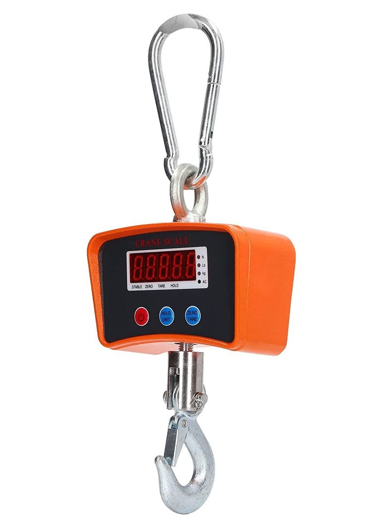 SUNRISE Digital Hanging Scale  500KG Heavy Duty Waterproof Fish Scale  Portable Crane Scale For Luggage Weight Suitcase Industrial Electronic Heavy Duty  - Image 1