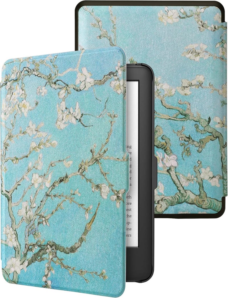 WALNEW Case for Kindle Paperwhite Prior to 2018(Model No.EY21 or DP75SDI) - PU Leather Case Smart Protective Cover Only Fits Old Generation Kindle Paperwhite Prior to 2018 - Image 1