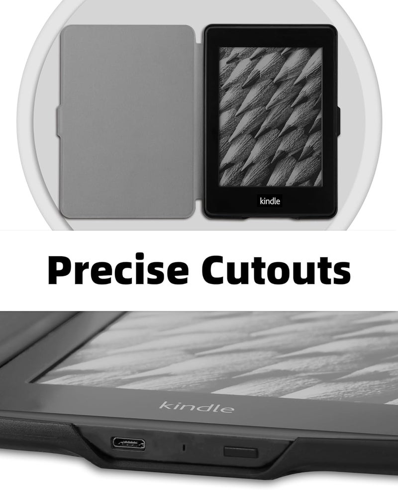 WALNEW Case for Kindle Paperwhite Prior to 2018(Model No.EY21 or DP75SDI) - PU Leather Case Smart Protective Cover Only Fits Old Generation Kindle Paperwhite Prior to 2018 - Image 5