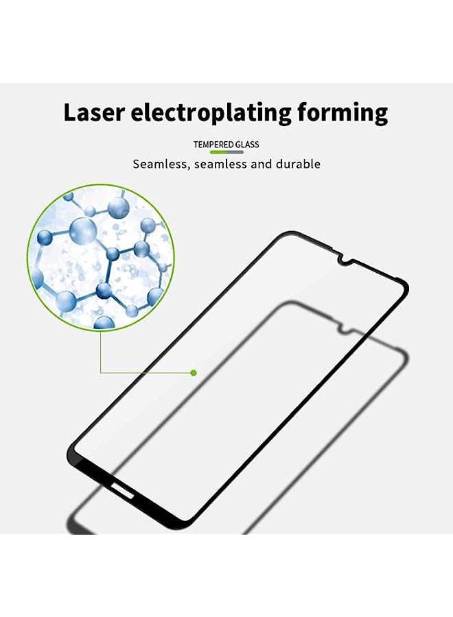 MOFI Tempered Glass Screen Protector Compatible MOFI 9H 2.5D Full Screen Tempered Glass Film for Huawei Enjoy 9s Black - Image 4