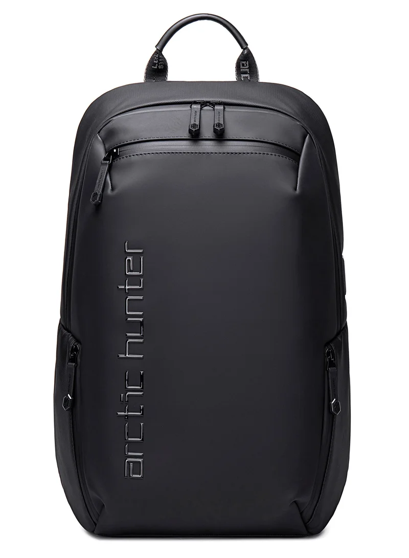Arctic Hunter  Anti-Theft 15.6 Inch Water Resistant Shoulder Bag with Multi-Pockets with Built in USB Port for Men Women, B00423, Black  | Best Price UAE