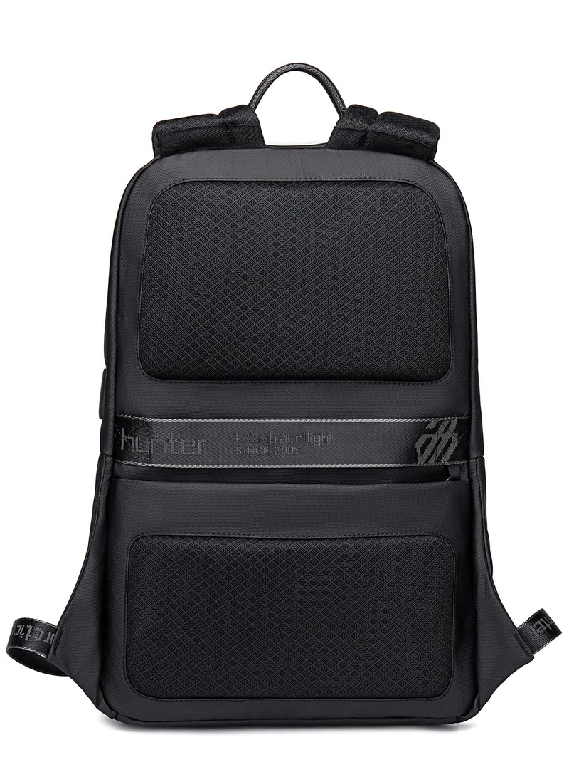 Arctic Hunter  Anti-Theft 15.6 Inch Water Resistant Shoulder Bag with Multi-Pockets with Built in USB Port for Men Women, B00423, Black  | Best Price UAE
