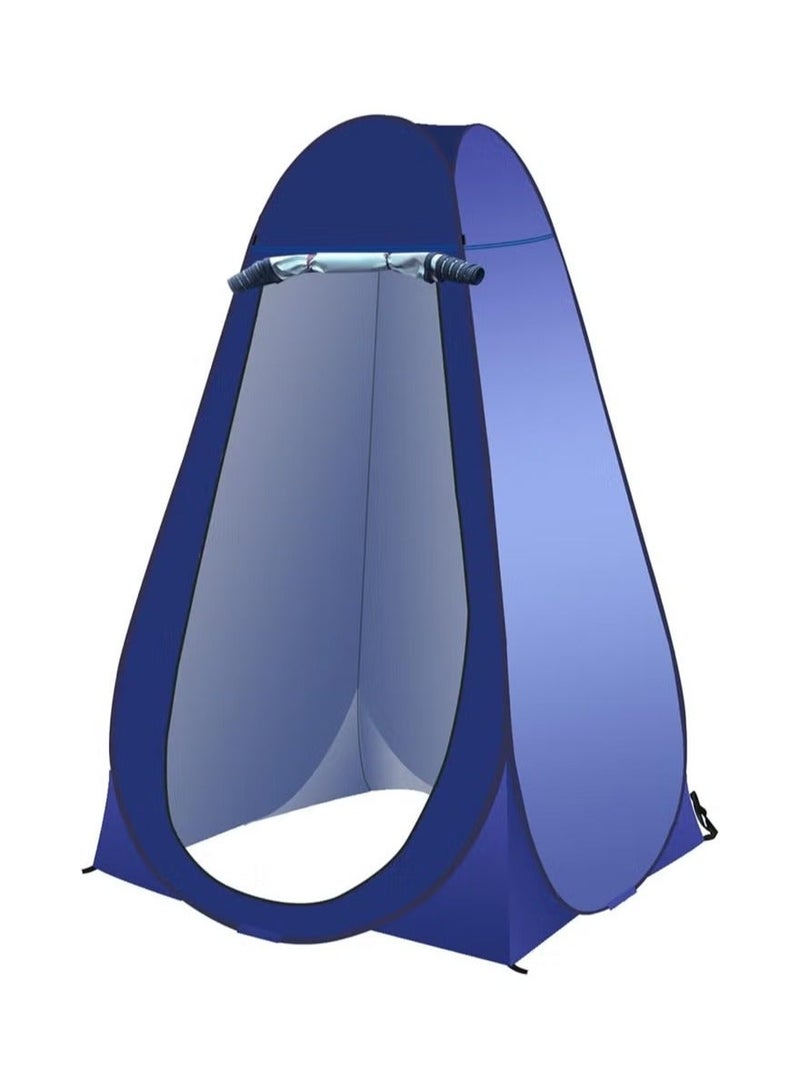 راكسوم خيمة تغيير ملابس، مرحاض تخييم خارجي محمول، مأوى خصوصية منبثق، خيمة خصوصية خارجية مع حقيبة حمل، غرفة تغيير ملابس للنساء والرجال (أزرق) - Image 1