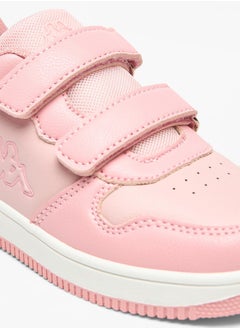 Kappa Girl's Panelled Sports Shoes with Hook and Loop Closure  - Image 5