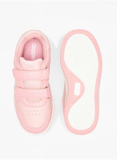 Kappa Girl's Panelled Sports Shoes with Hook and Loop Closure  - Image 4