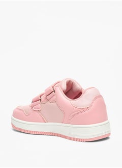 Kappa Girl's Panelled Sports Shoes with Hook and Loop Closure  - Image 2