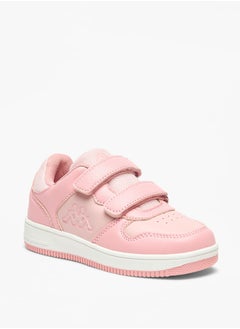 Kappa Girl's Panelled Sports Shoes with Hook and Loop Closure  - Image 1