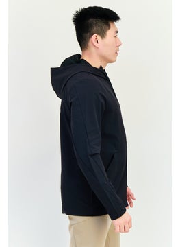 Reebok Men Sportswear Fit Long Sleeves Training Track Jacket, Black  - Image 3