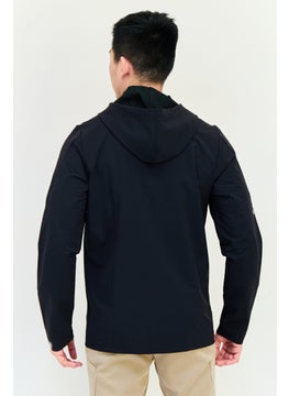 Reebok Men Sportswear Fit Long Sleeves Training Track Jacket, Black  - Image 4