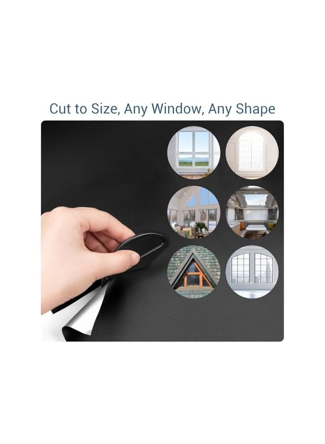 The Bros Blackout Blind,Blackout Curtains for Windows, No Drill Travel Portable Blackout Curtains, Contains Installation Tools, for Nursery Dorm Room, Bedroom, and Office Windows(200 x 145CM) - Image 4