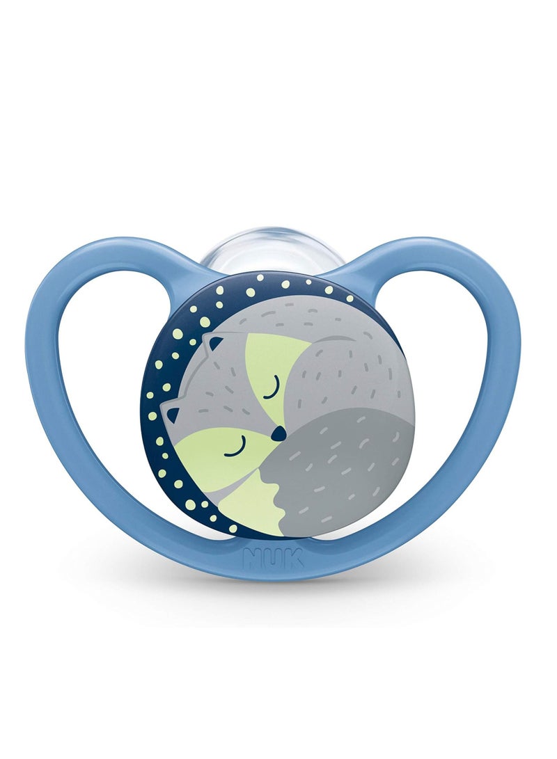 نوك لهاية تقويم الأسنان من نوك سبيس 0-6 أشهر، عبوة من قطعتين - Image 3