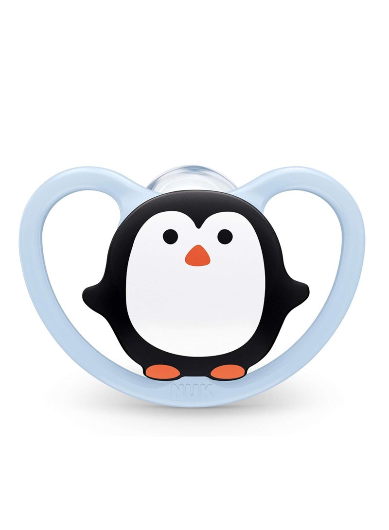 نوك لهاية تقويم الأسنان من نوك سبيس 0-6 أشهر، عبوة من قطعتين - Image 2