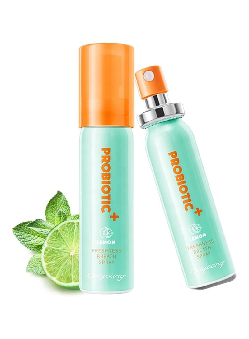 Propolis Health Breath Spray Bad Breath Mouth Spray Bad Breath Fresheners Portable Alcohol Free Mouth Spray Mint Oral Care Health Spray for Dry Mouth Natural Ingredients 0.5 Fl.Oz/Bottle Pack of 2 - Image 1