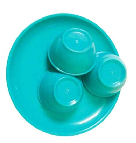 Everbuy Dinner Set with Dinner Plates(11 inch) with Serving Deep Bowl (Set of 12, Microwave & Dishwasher Safe) - Image 5
