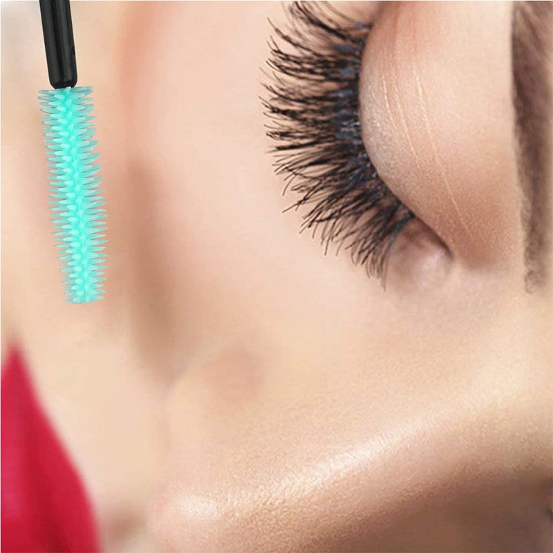 G2PLUS Silicone Eyelash Brushes, 100PCS Black and Green Mascara Brushes, Brow Applicator Wands for Makeup, Personal Care and Eyelash Extensions - Image 5