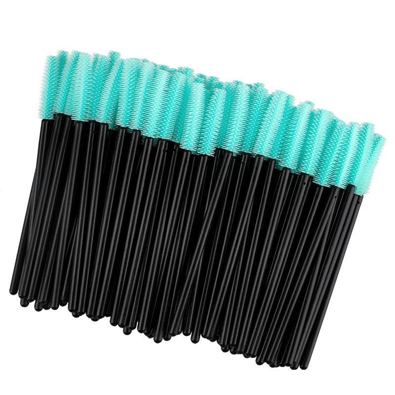 G2PLUS Silicone Eyelash Brushes, 100PCS Black and Green Mascara Brushes, Brow Applicator Wands for Makeup, Personal Care and Eyelash Extensions - Image 3