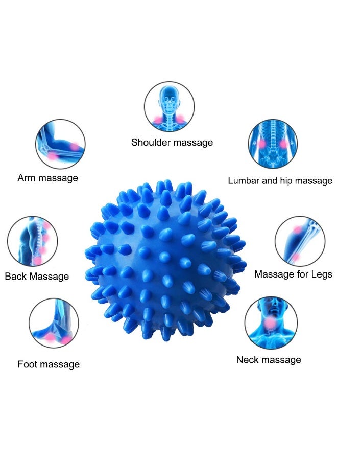 2 Packs Of Pointed Hard Massage Balls, Plantar Fasciitis Massage Rollers, Muscle Soreness Massage Balls - Exercise, Nerve Balance, Physical Therapy, Two Sizes 2.5 Inches/3 Inches (6.8/7.5cm) - Image 2