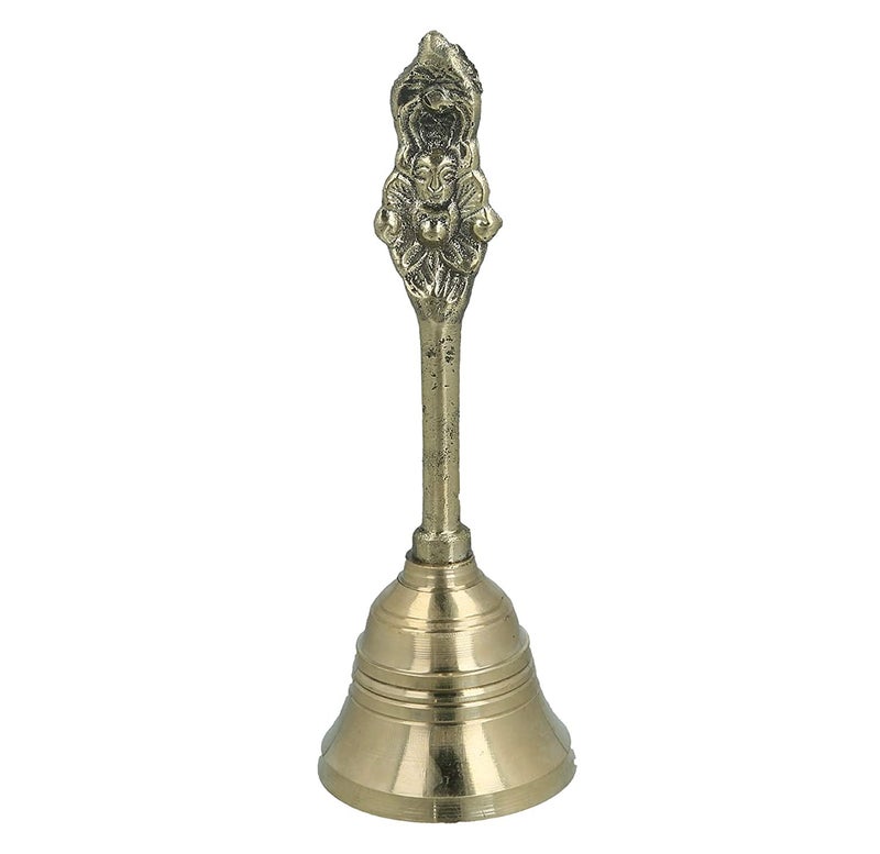 Thasaba 3.5" Hand Held Service Bell 1.5 Inch Diameter - Polished Brass - Image 4