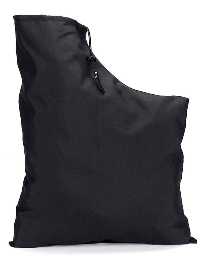 Generic Leaf Blower Bag, Polyester Vacuum Zippered Bottom Dump Dust Collection Efficiency, for Blowers Black  - Image 1