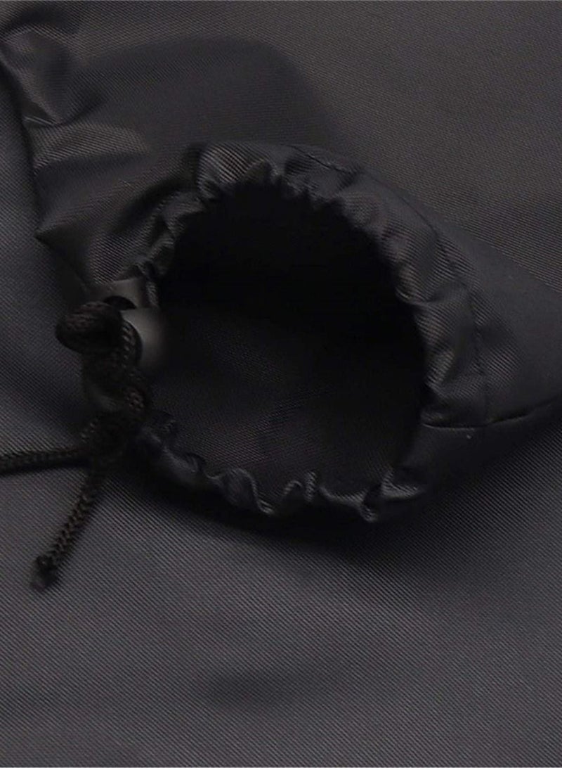 Generic Leaf Blower Bag, Polyester Vacuum Zippered Bottom Dump Dust Collection Efficiency, for Blowers Black  - Image 4