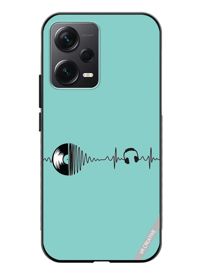 VR CREATIVE Protective Case Cover For Xiaomi Redmi Note 12 Discovery Music Beats Design Multicolour - Image 1