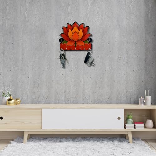 Maefele Beautiful Flower MDF Key Holder – Decorative Modern Wall Art for Home || Elegant Key Organizer for Bedroom, Living Room, Guest Room & Dining Area || - Image 5