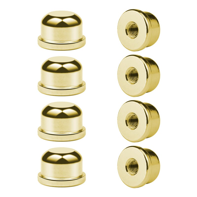 8 1/4-27 specifications gold lamp top decorative nuts for lampshade bracket vertical frame top lamp accessories - Image 1
