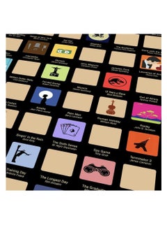 Y&D Scratch Off Poster 100 Movies Poster - 42 x 60cm Bucket List Movie Easy to Scrape Down Best Birthday for Lovers  - Image 2