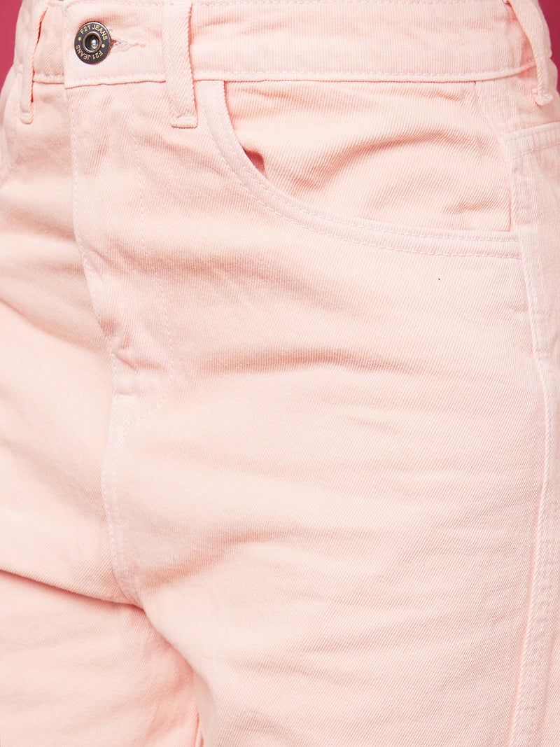 globus Globus Women Wide Leg Mid-Rise Pure Cotton Jeans  - Image 4