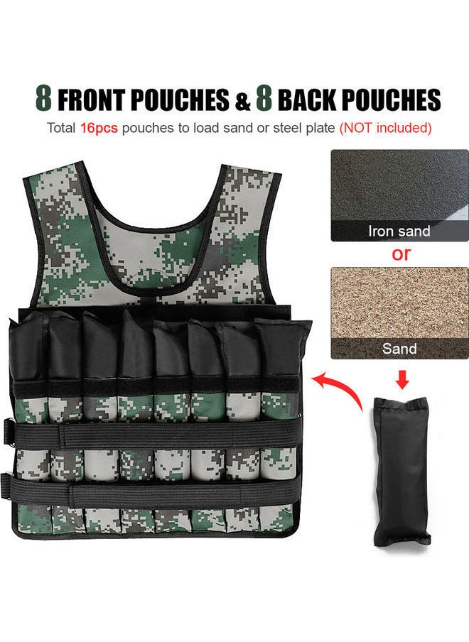 NIBEMINENT Adjustable Weight Vest with Pouches  - Image 3