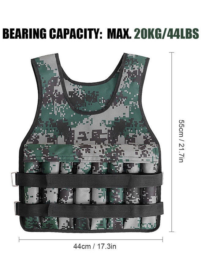NIBEMINENT Adjustable Weight Vest with Pouches  - Image 4