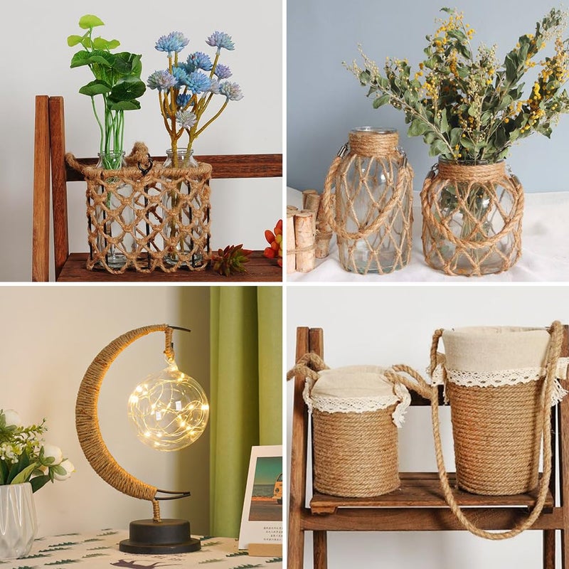 Vivifying 6Mm Jute Rope, 66 Feet Natural Heavy Duty Brown Twine For Crafts, Cat Scratching Post, Gardening, Bundling And Hanging - Image 4