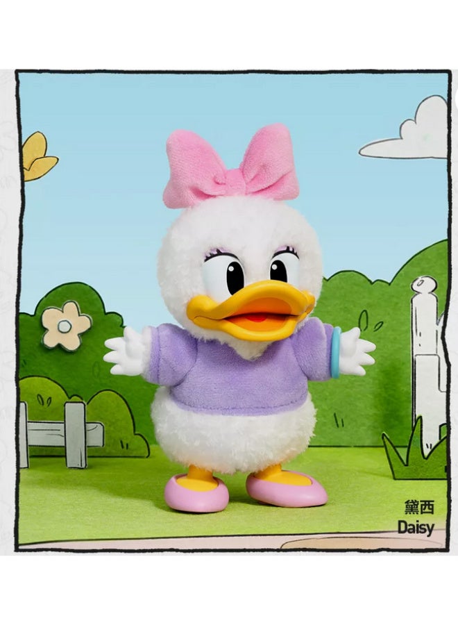 🔹 Plush Keychain – Daisy Duck Cartoon Doll A delightful keychain featuring Daisy Duck, Donald Duck's beloved best friend, crafted from soft plush with charming details that reflect her playful personality.  🎀 Perfect for attaching to bags or keys.  🎁 A lovely gift for Disney fans and lovers of classic cartoon characters! - Image 2