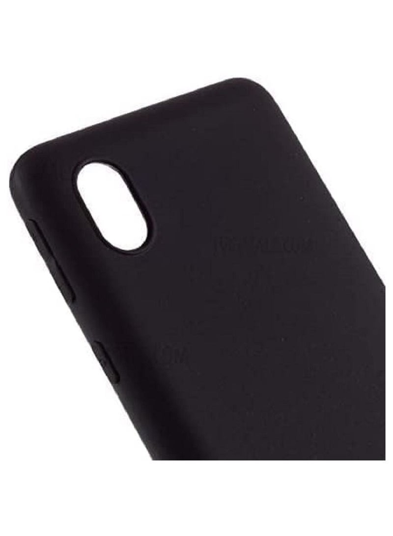 فيسوس حالة وقائية مضادة للسيليكون لسيليكون سامسونج جالاكسي A01 الأسود الأسود - Image 2