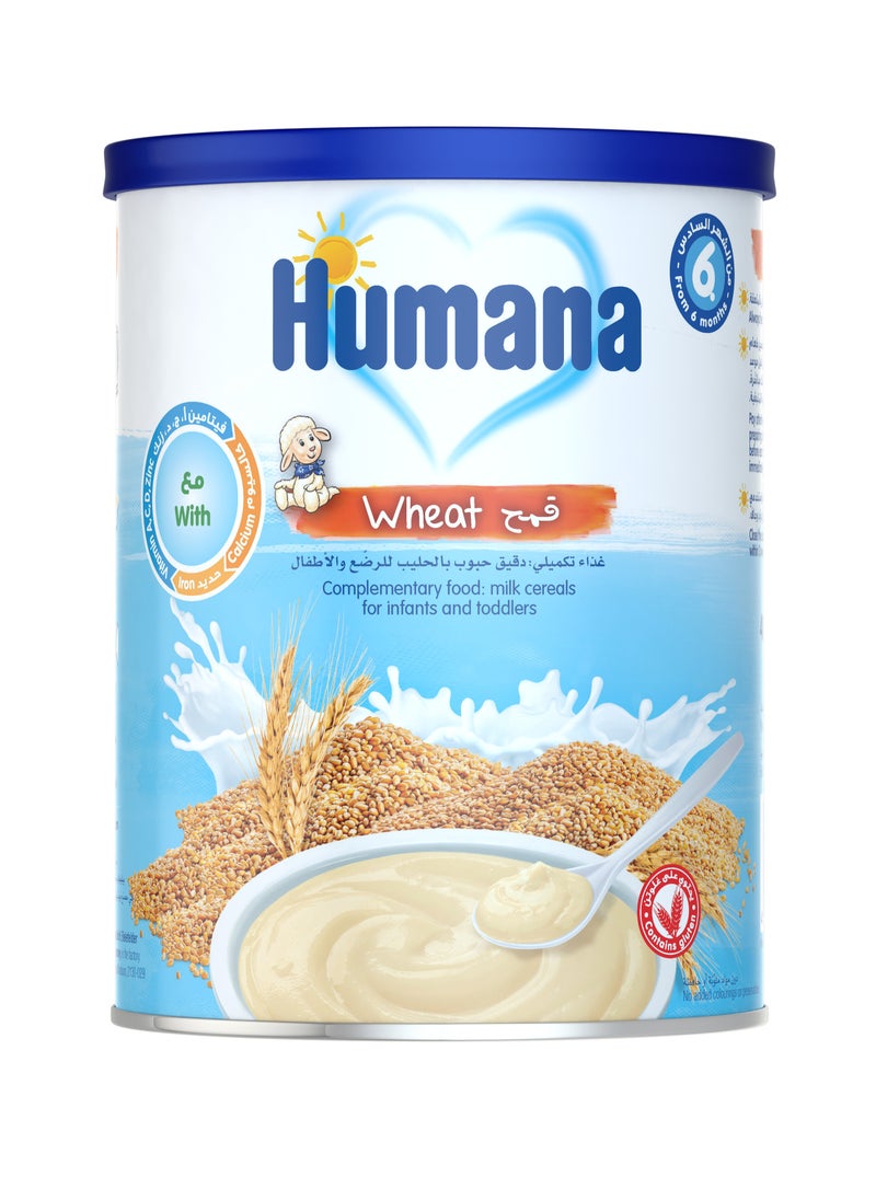 Humana Baby Milk Cereals Wheat With Vitamins And Iron 400g  - Image 1
