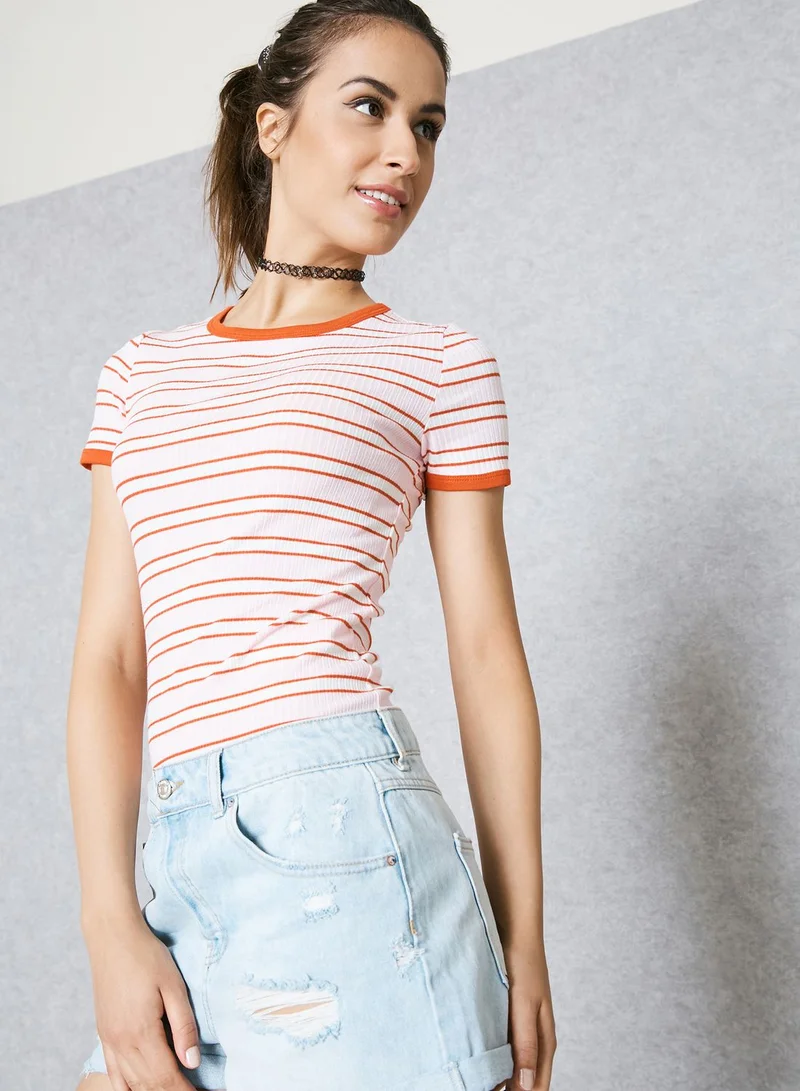FOREVER 21 Striped T-Shirt