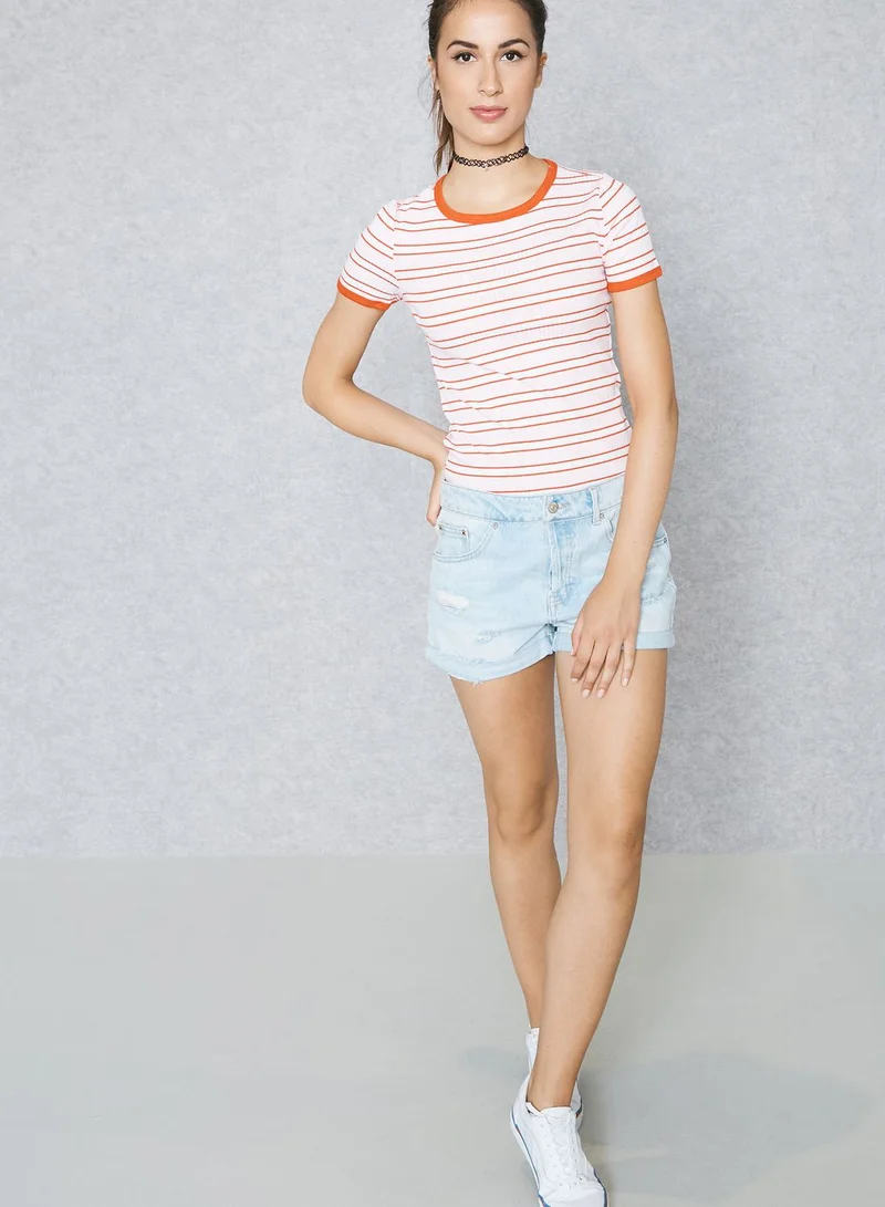 FOREVER 21 Striped T-Shirt