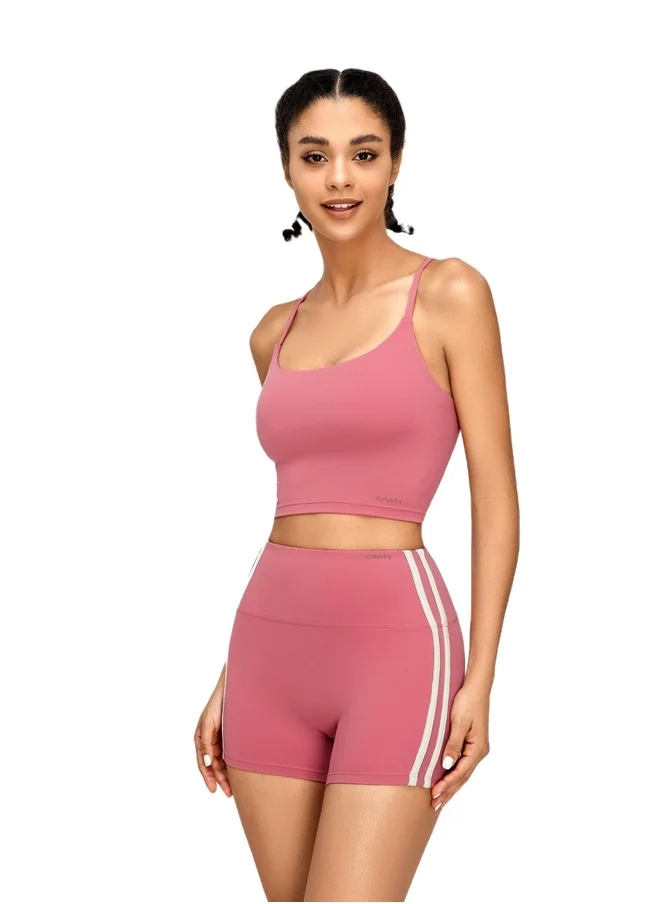 KAWN.YOGA Womens High Waist Contour Seamless Workout Sport Yoga Shorts Tummy Control