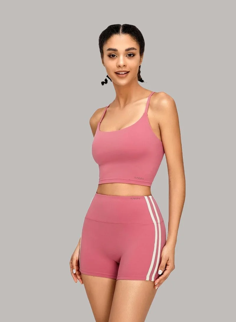 Womens High Waist Contour Workout Sport Yoga Shorts Tummy Control